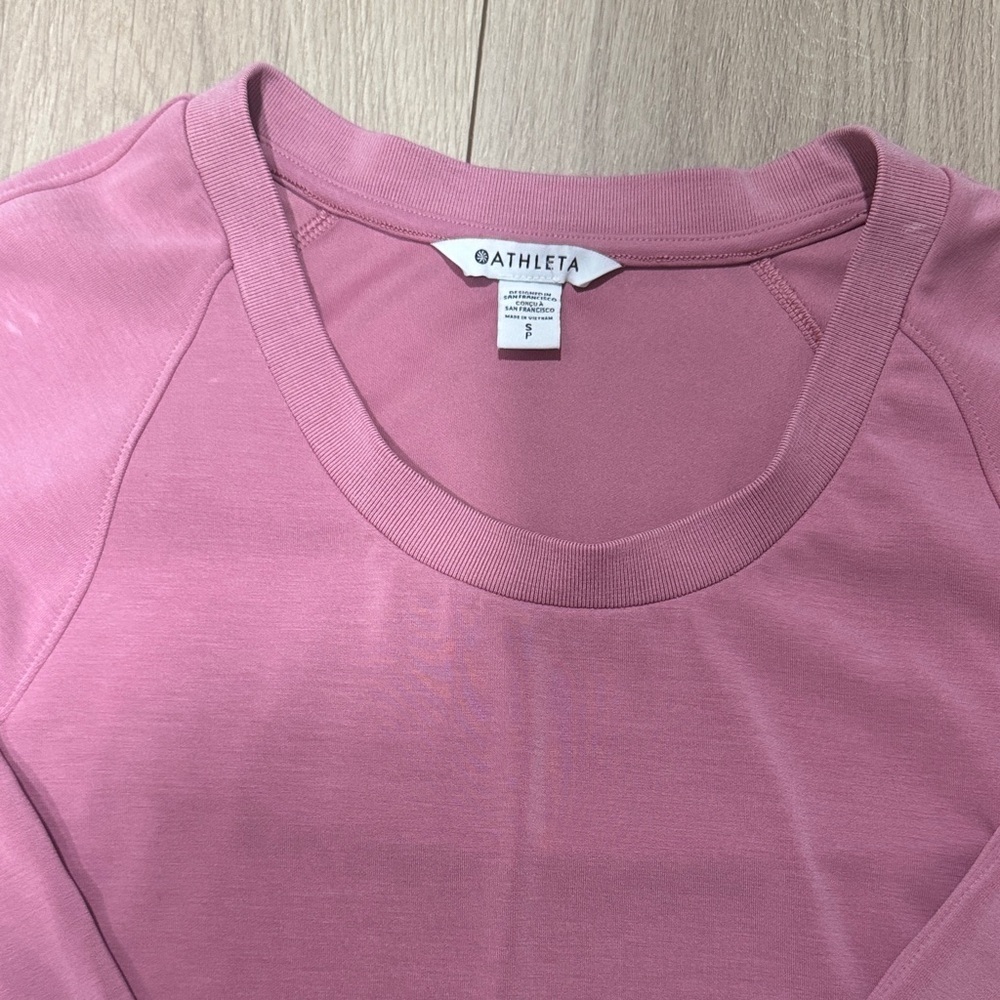 Athleta Pink/ Mauve Long Sleeve Sweater size Small - Picture 2 of 5